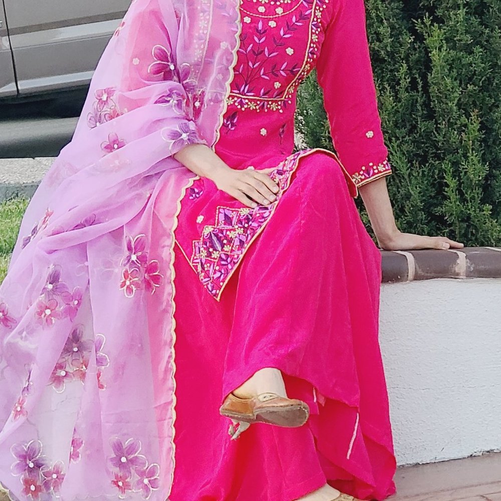 Punjabi palazzo suit
